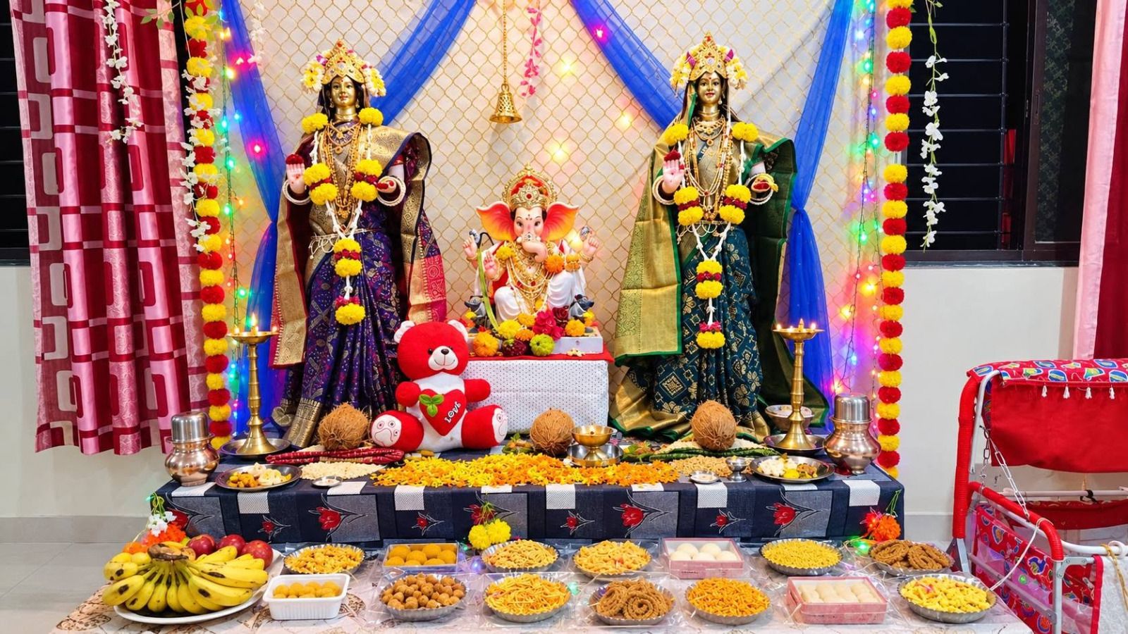 पेठ येथील हिरवे घराण्यातील गणपती बाप्पा