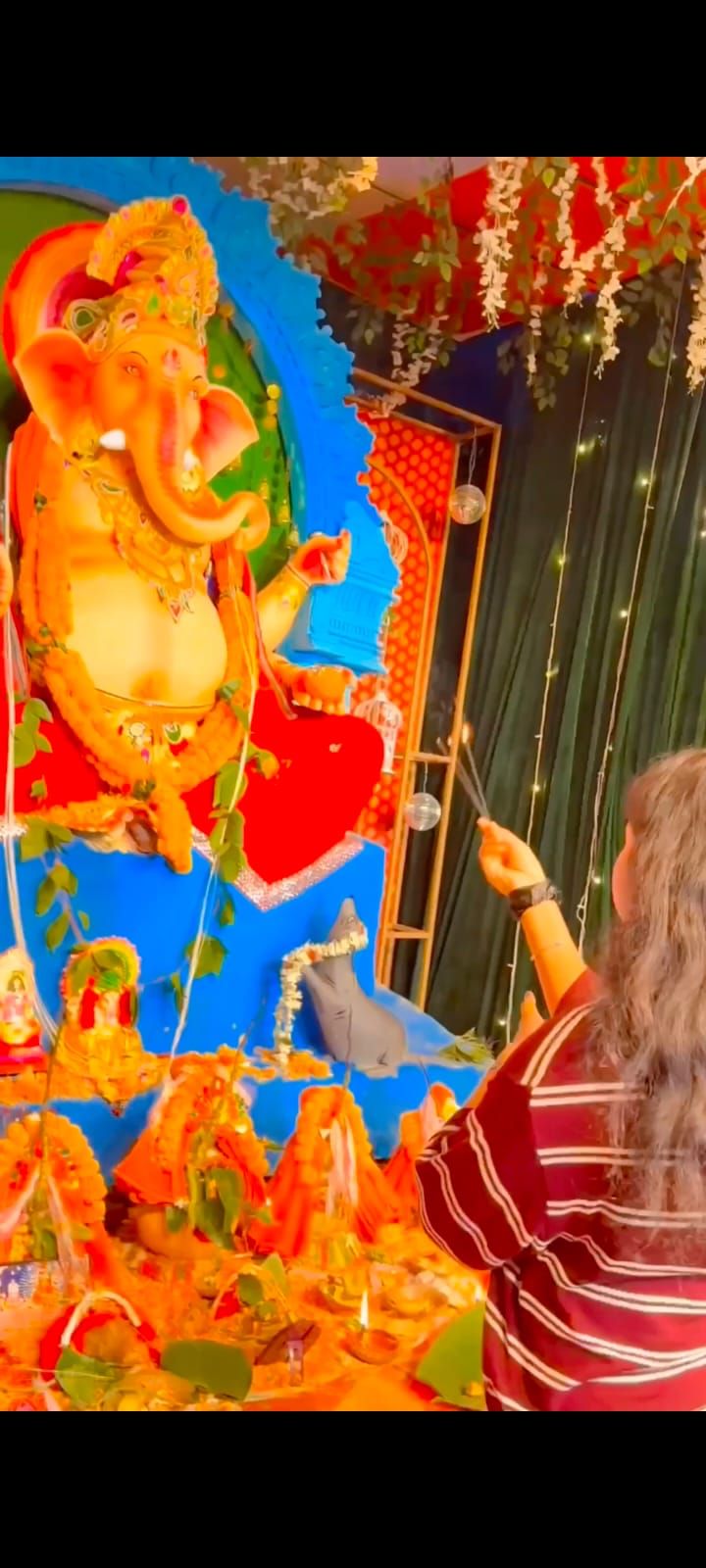 Family blessed with Bappa 's arrival
