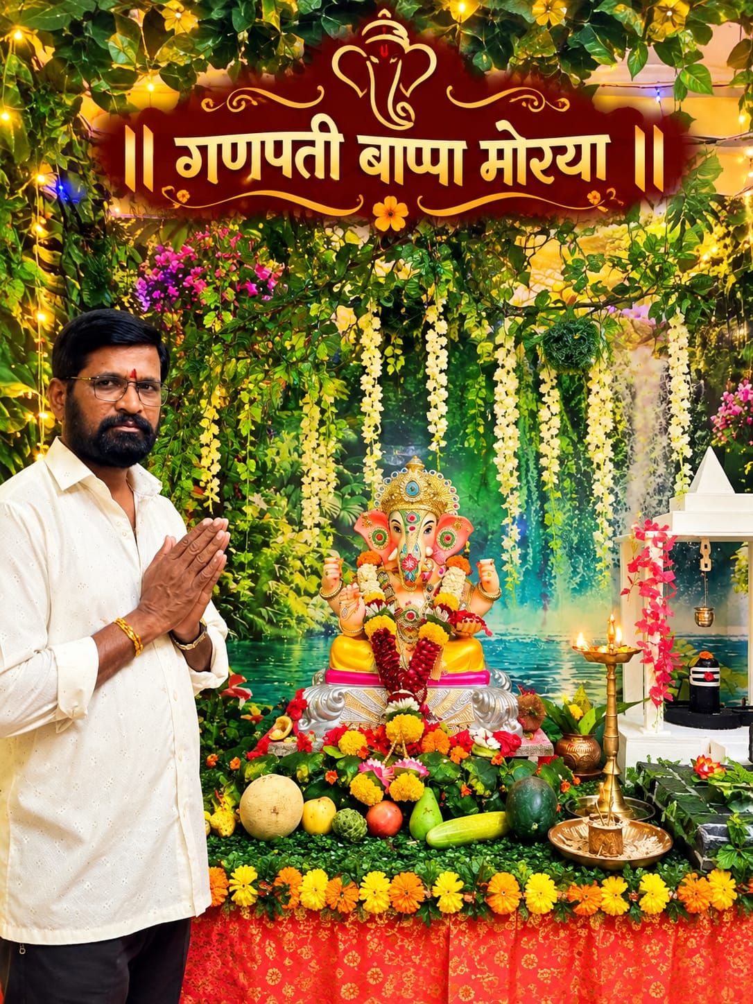 आमच्या घरचा लाडका बाप्पा