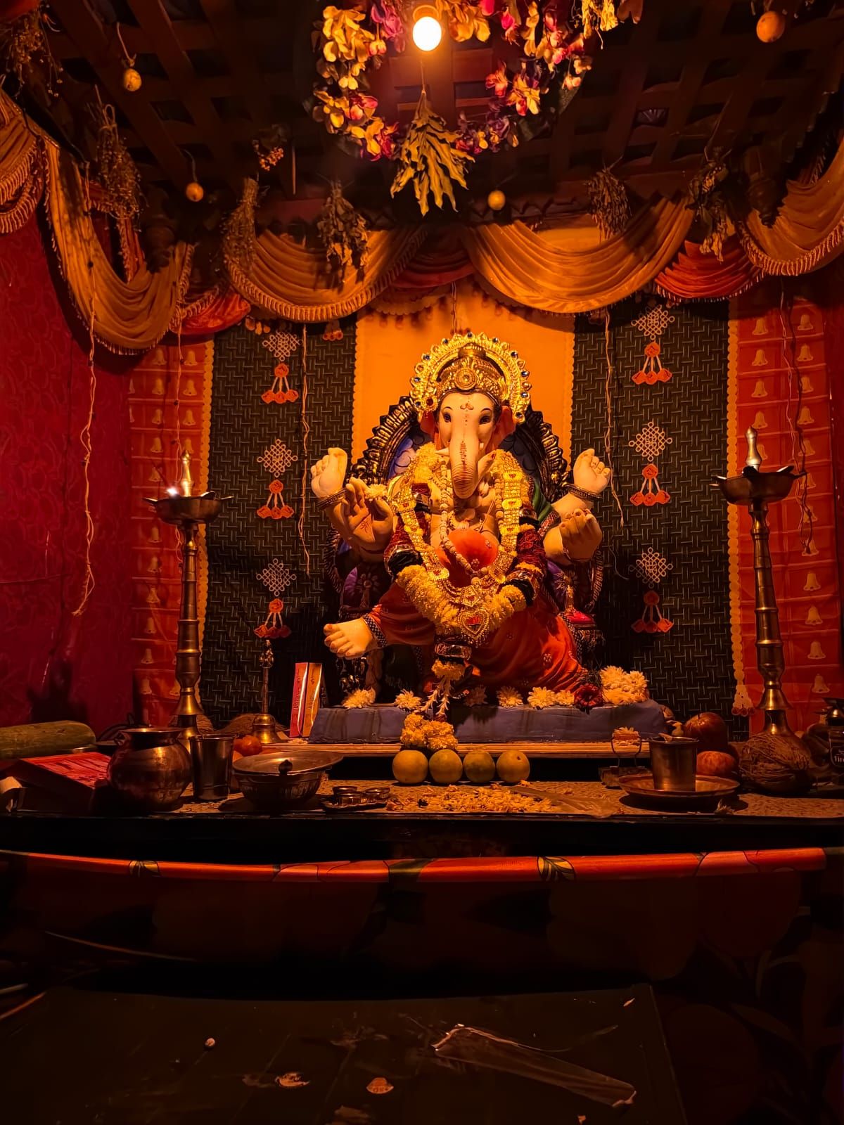 Our beloved Bappa is jointly welcomed every year by six families., photo 3 of 4