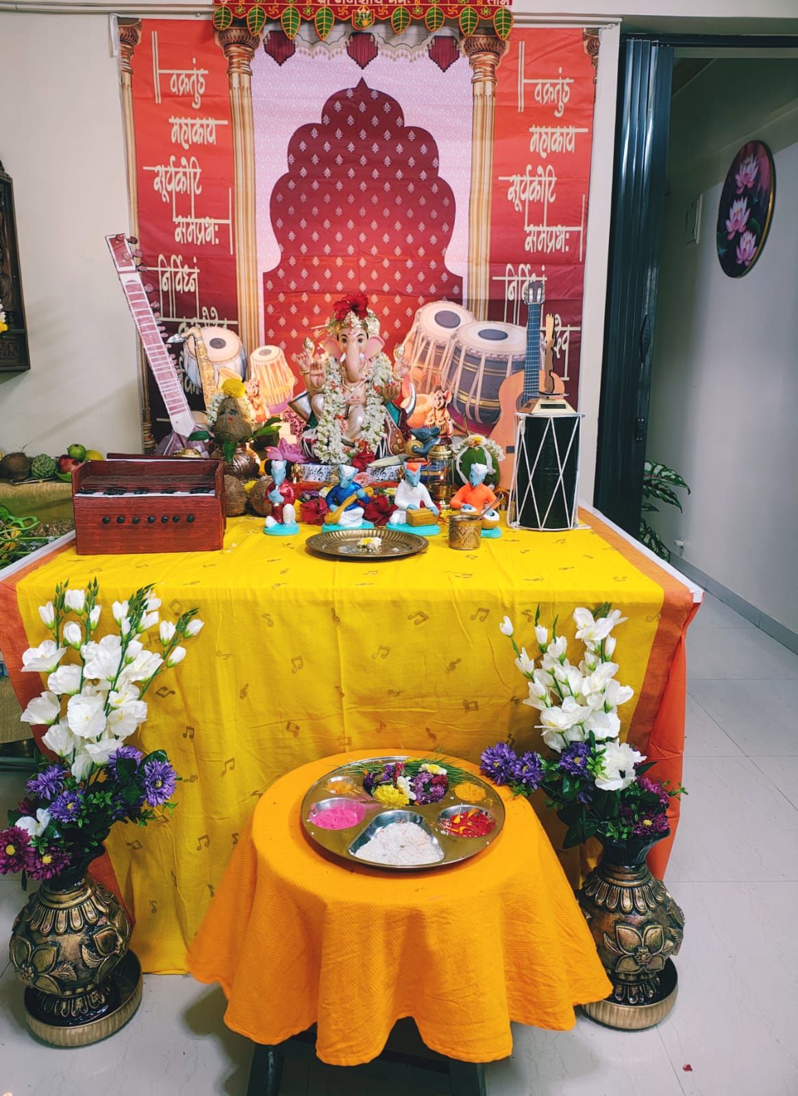 Our household Ganeshutsav celebrations by Mrs Jyoti M Deherkar