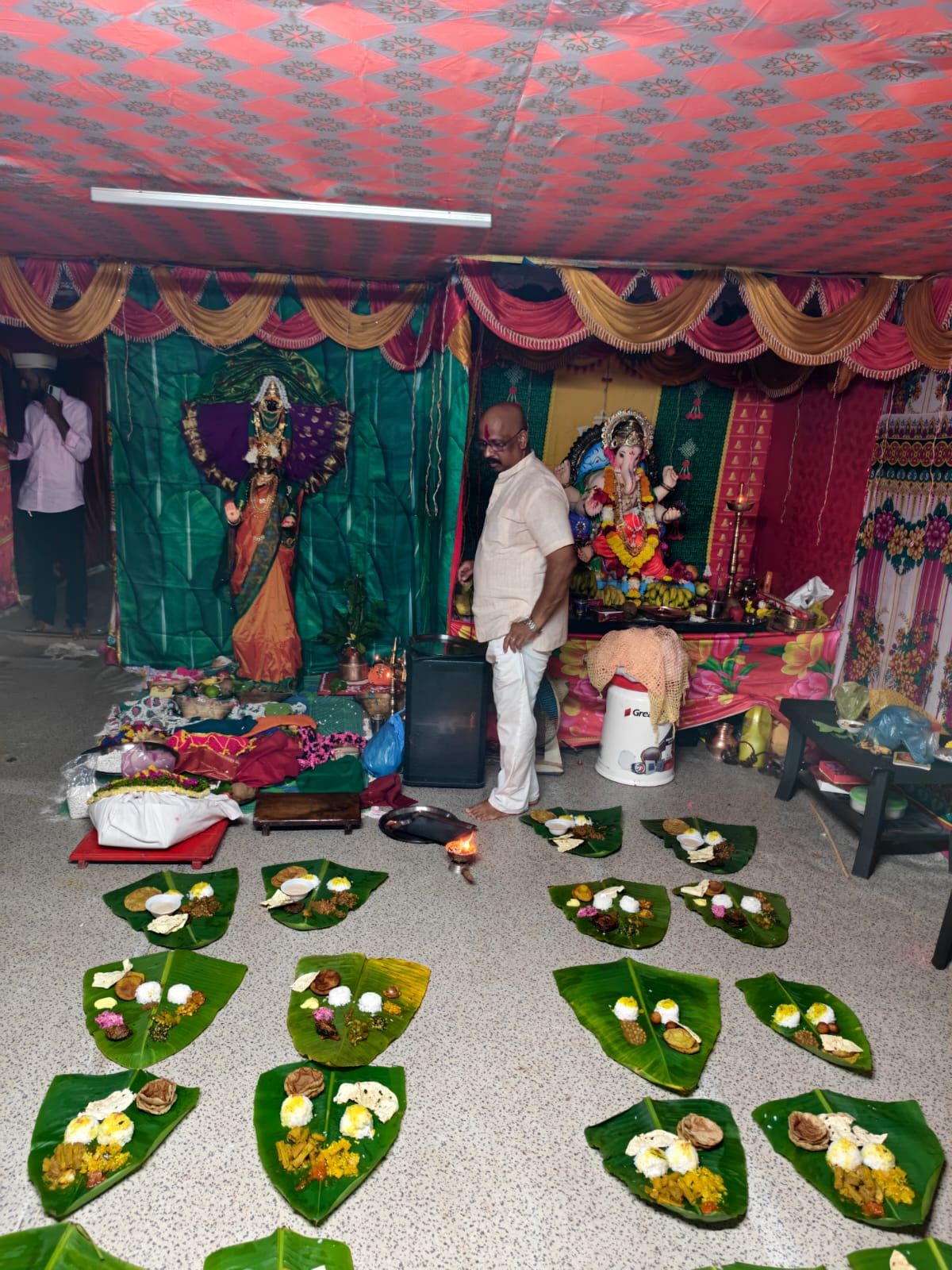 Our beloved Bappa is jointly welcomed every year by six families., photo 2 of 4