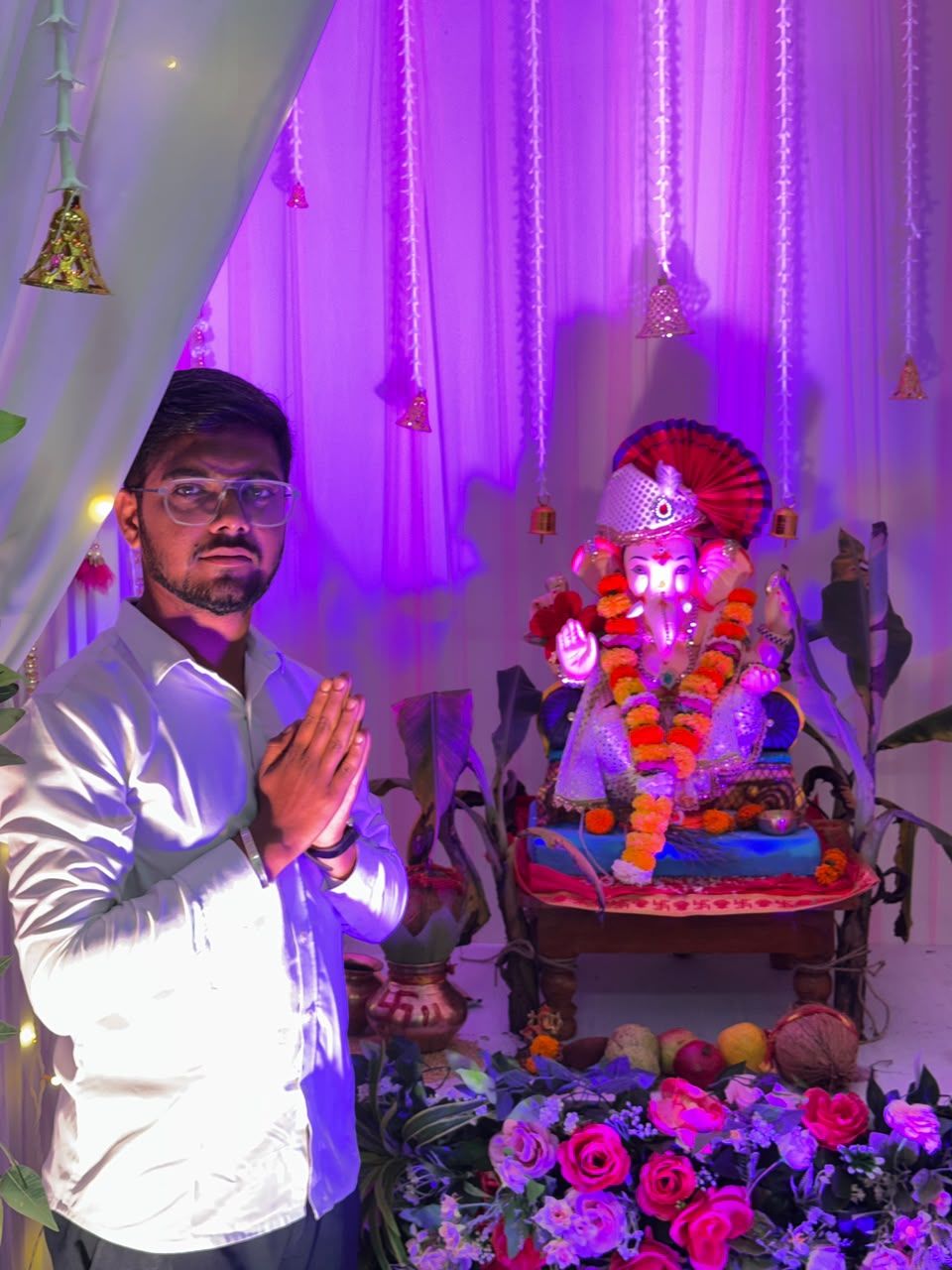 🙏 जिल्हाधिकारी कार्यालयातील श्रीगणेशाची महाआरती संपन्न 🌺