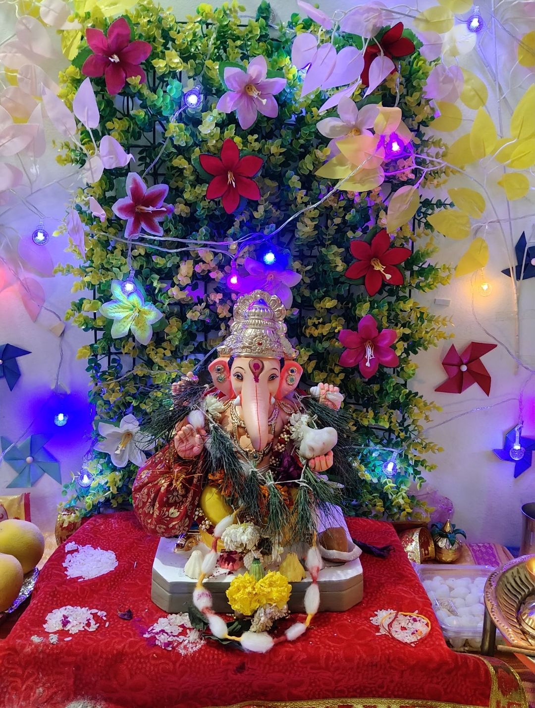आमच्या ताईचा गणपती बाप्पा