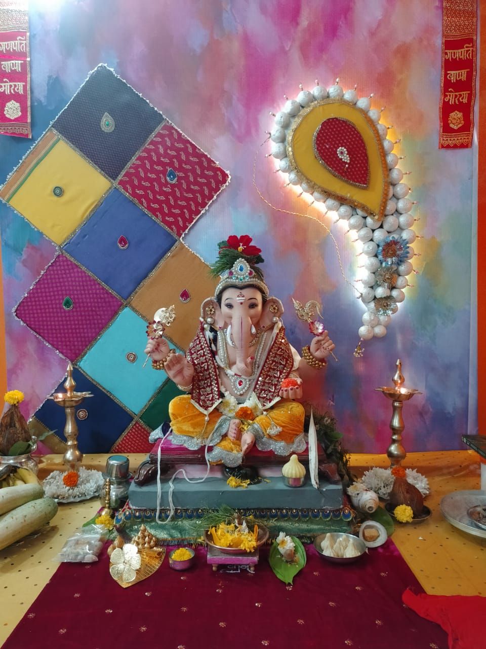 आमच्या घरातील पन्नास वर्षे जुना गणपती