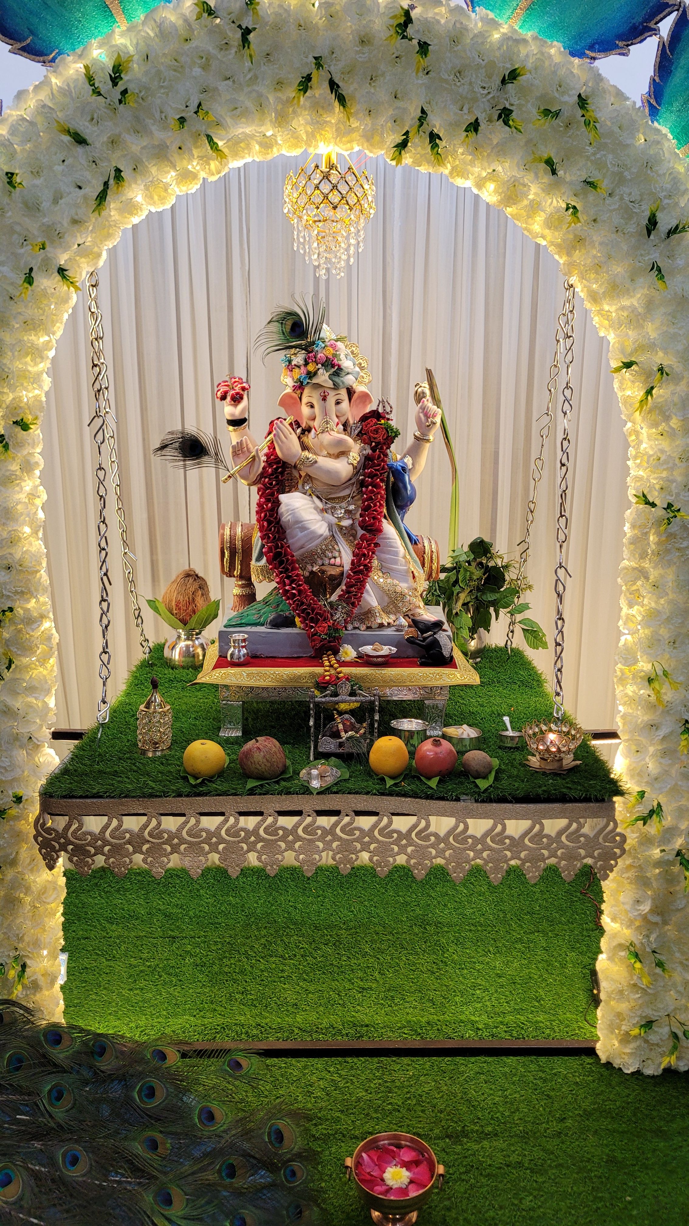 Murti rangavnyache bakshis ani Ganpati survat