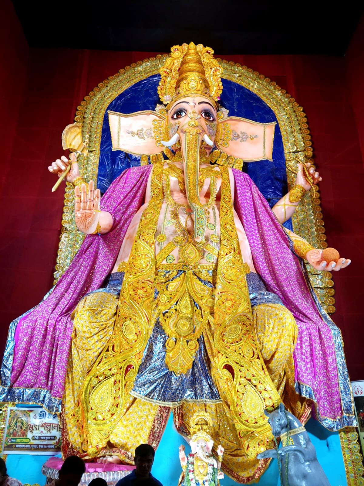 It is a '40 feet' Ganash murti in Habra.. 🫶