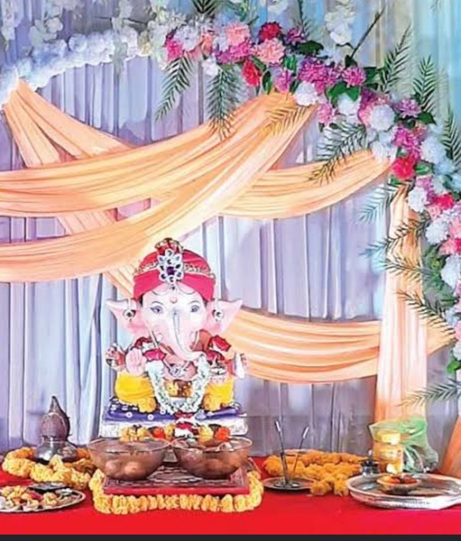 Ganpati home welcoming