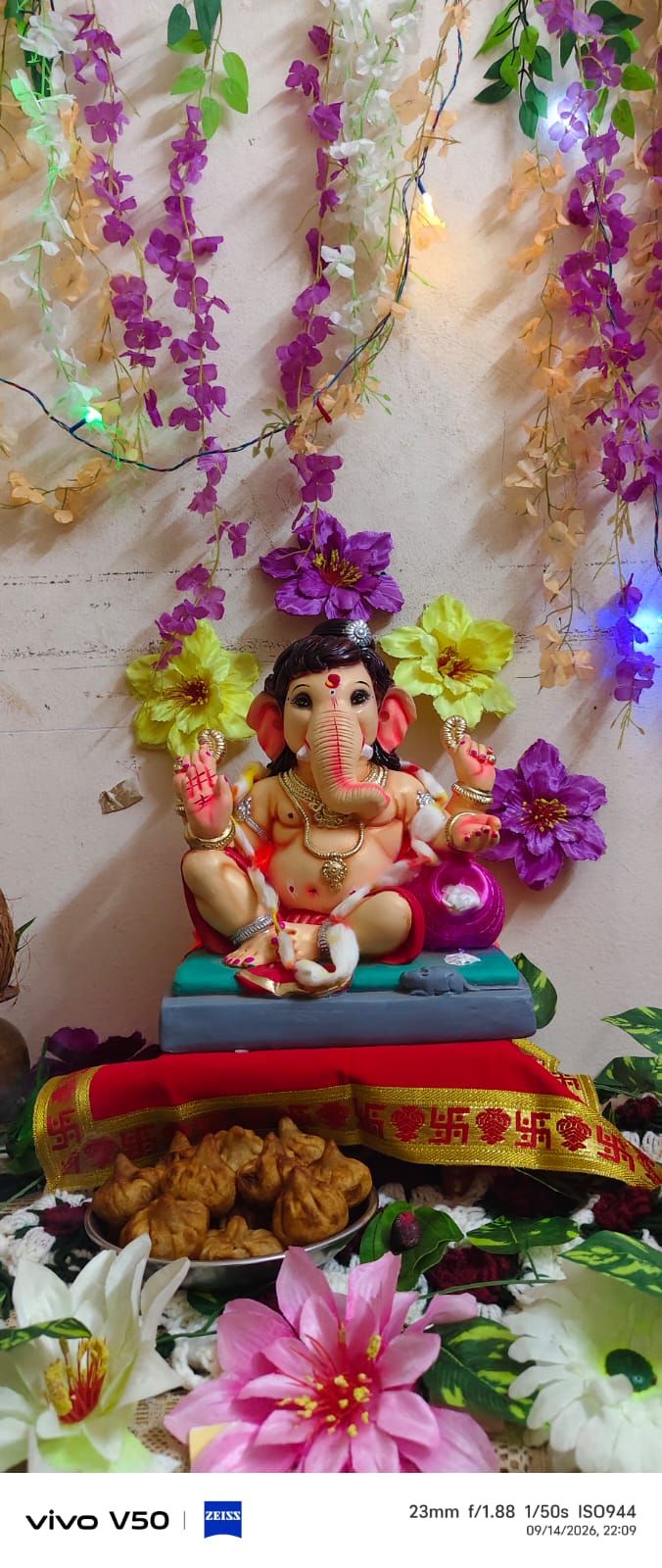 आमच्या घरातील लहान मुलांचा गणपती