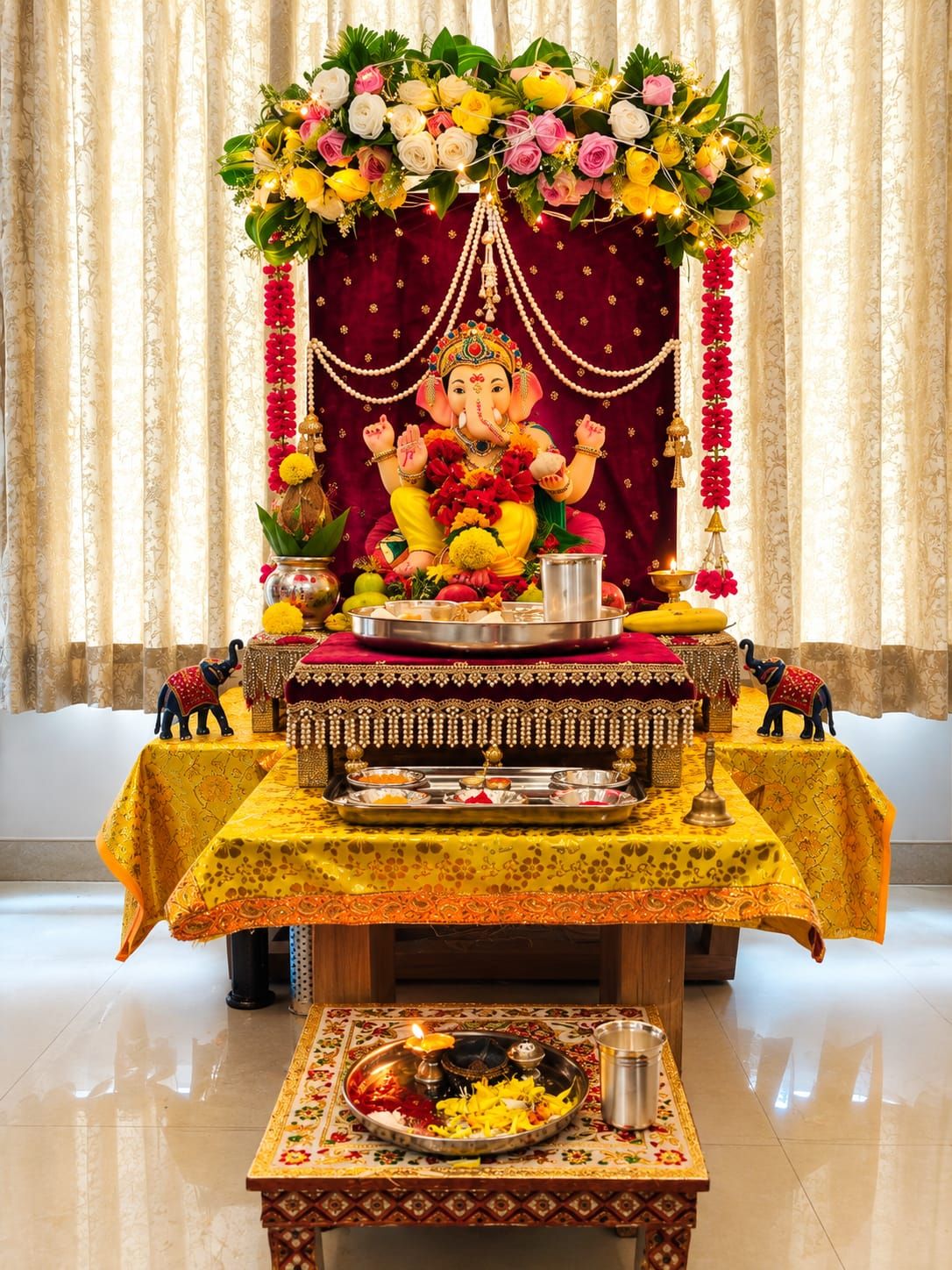🌺 आमच्या घरचा गणपती — महाराष्ट्राशी जोडलेली भक्तीची परंपरा 🌺