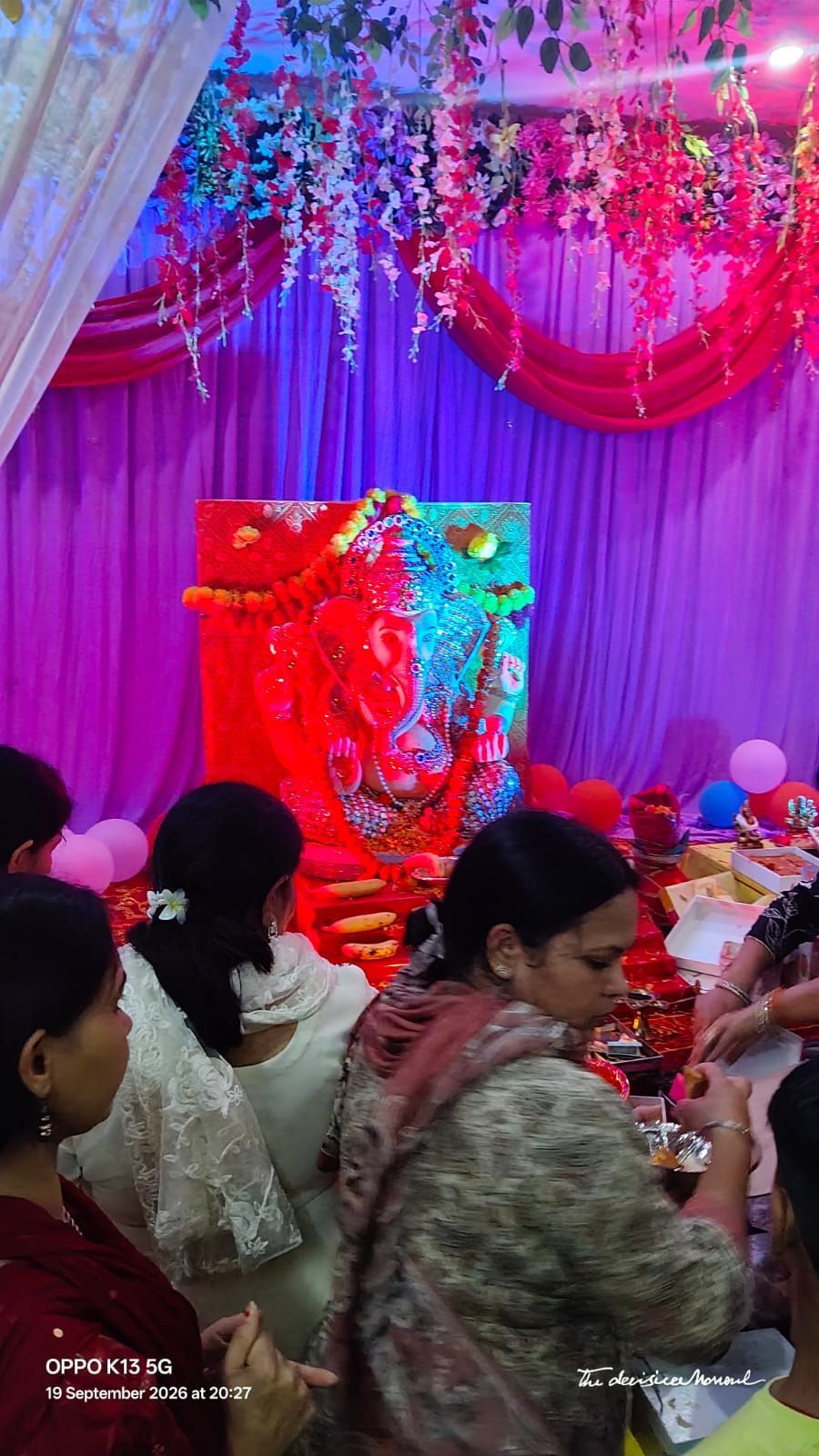 Ganpati utsav in our society