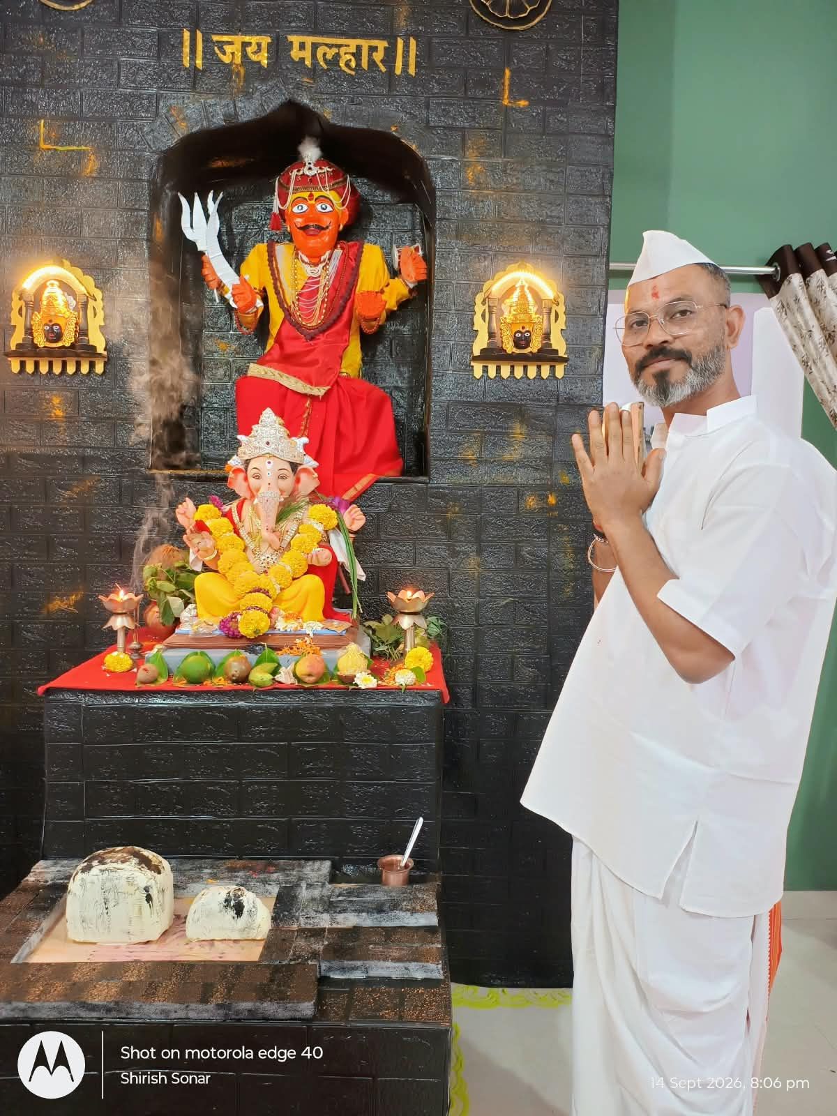 आमचा या वर्षीचा देखावा - जय मल्हार, photo 2 of 4