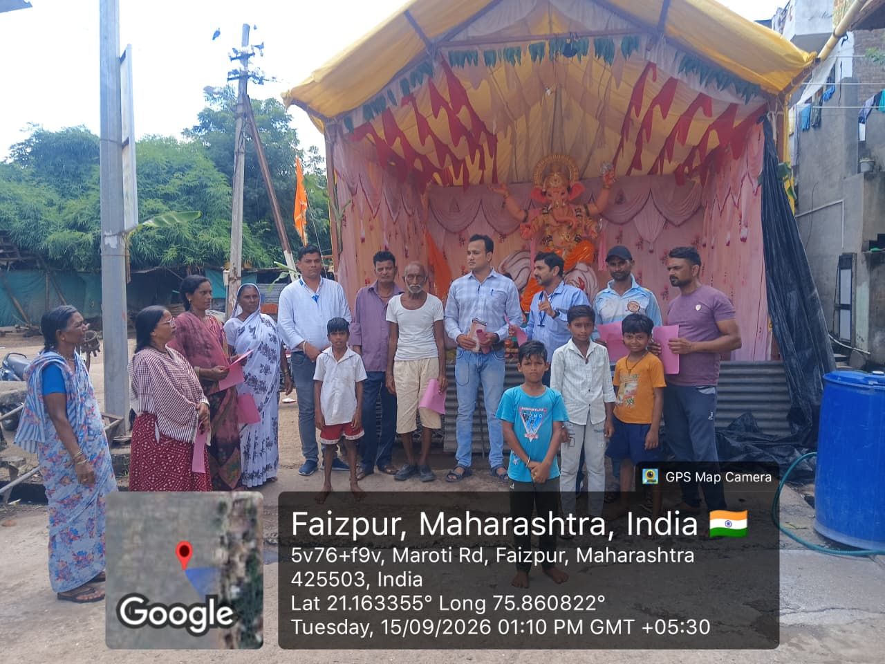 Health Awareness Program in Faizpur Ganeshotsav
