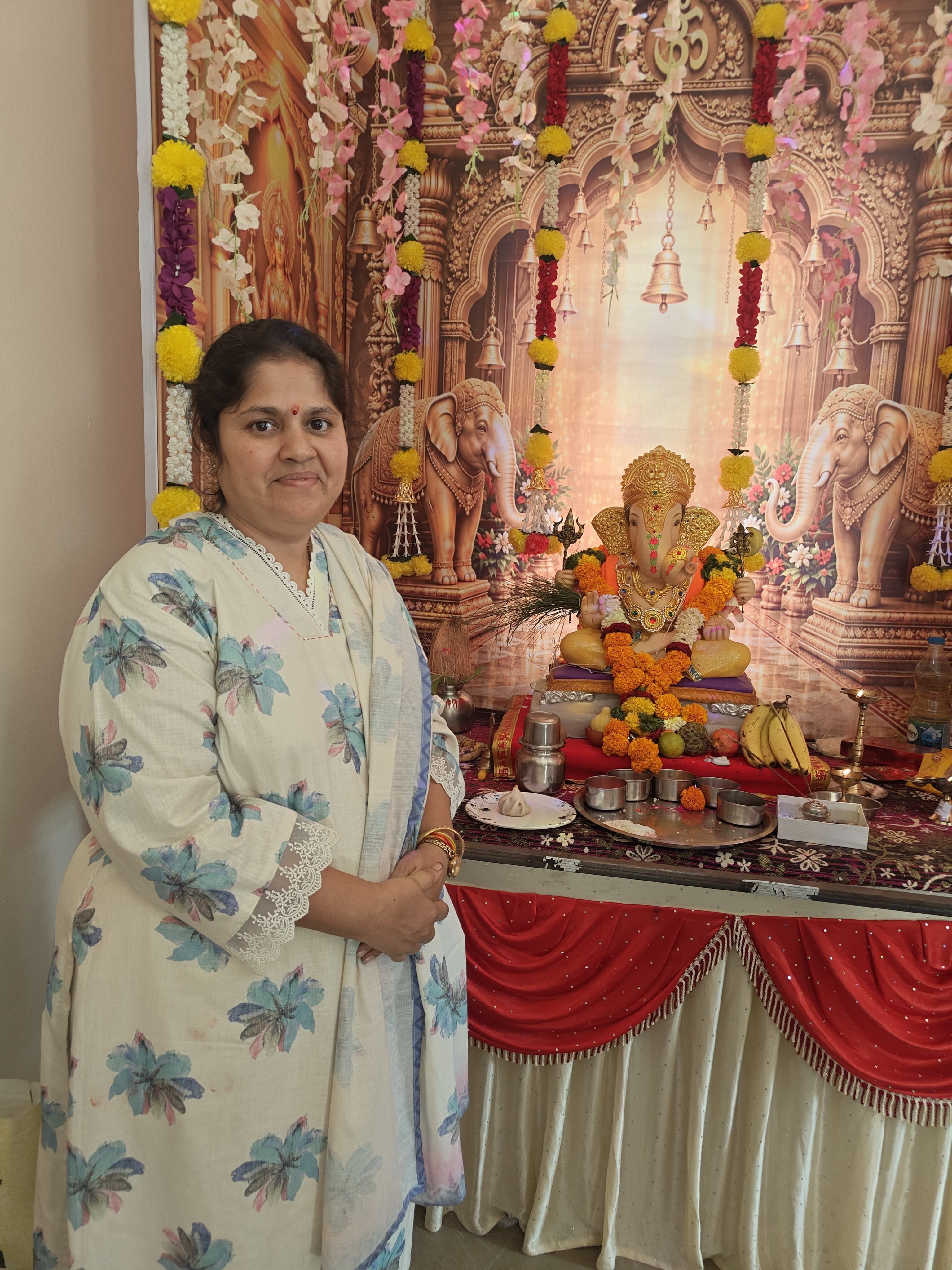 Welcoming Bappa