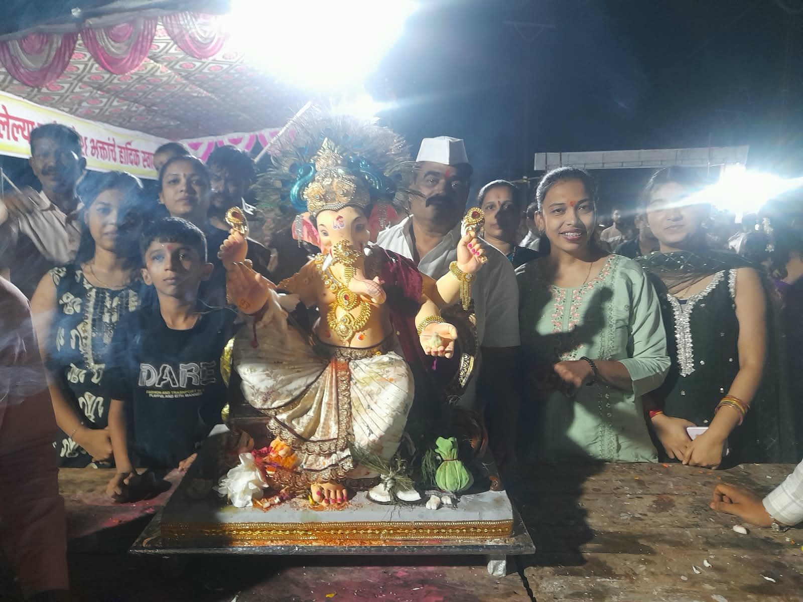 आमच्या बाप्पाची आगमनकथा – भक्ती, श्रद्धा आणि आनंदाचा उत्सव”