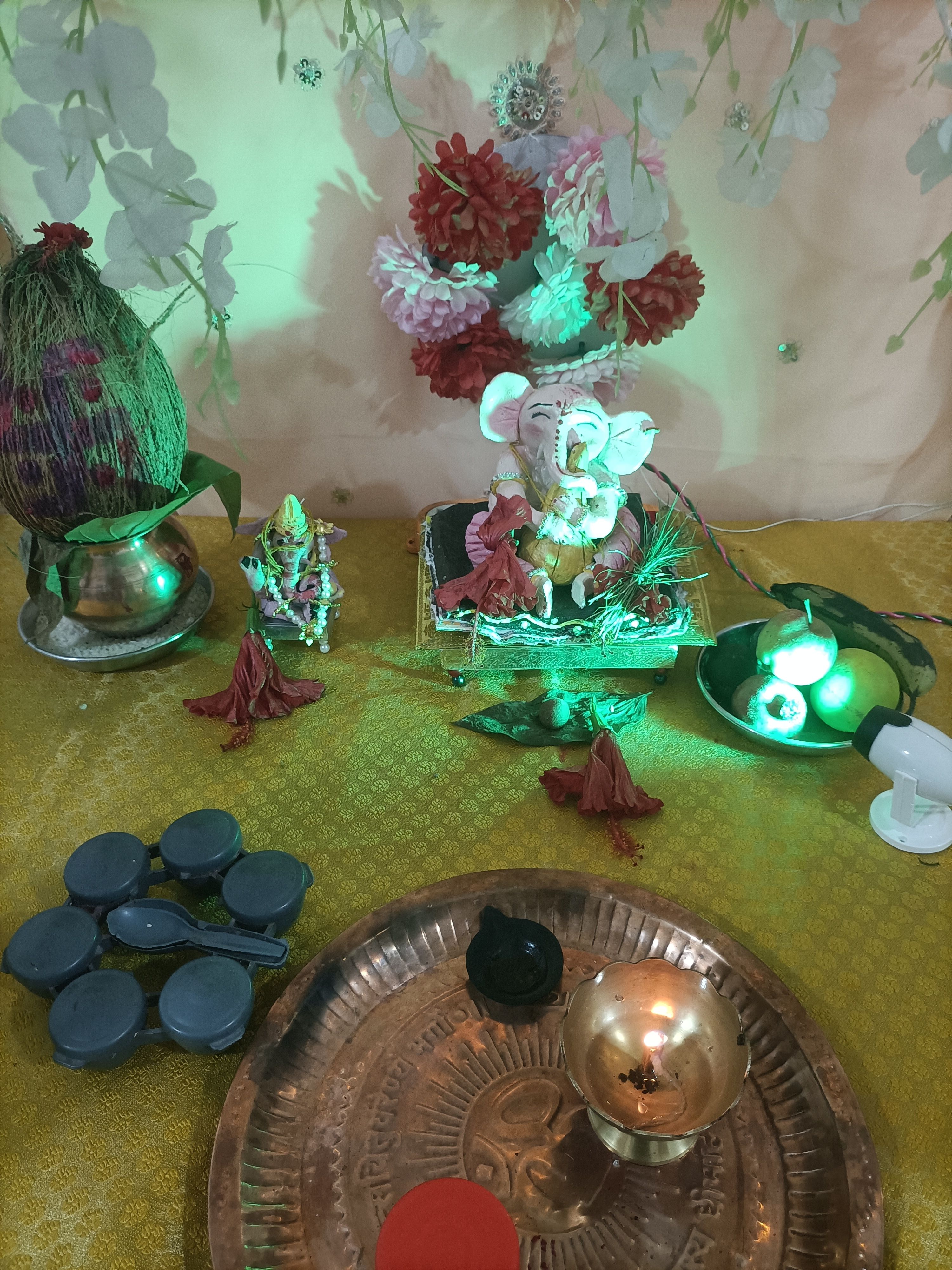 शाळू मातीचा बाप्पा