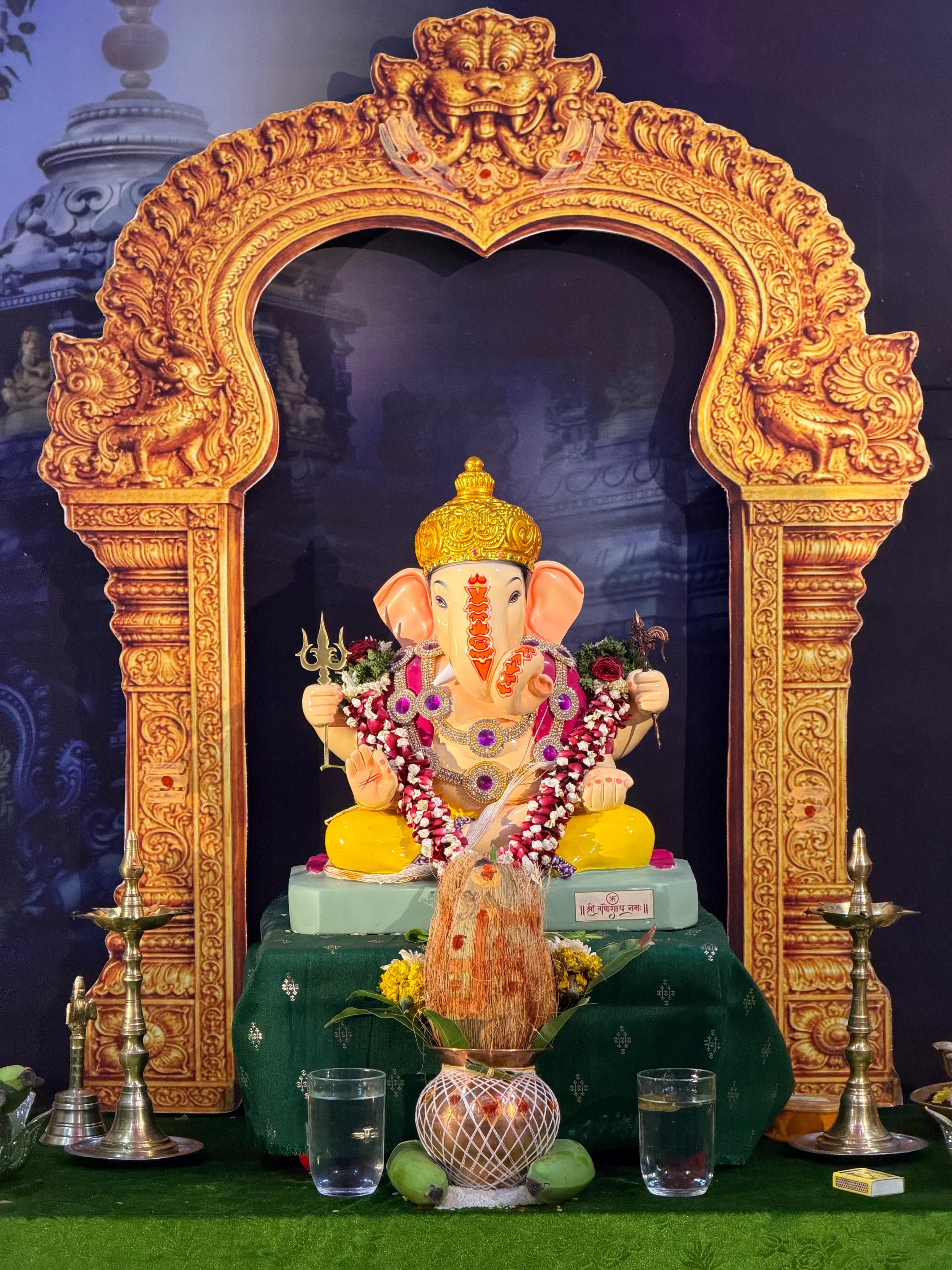 माझ्या घरी बाप्पाचे पहिले आगमन ❤️🙏