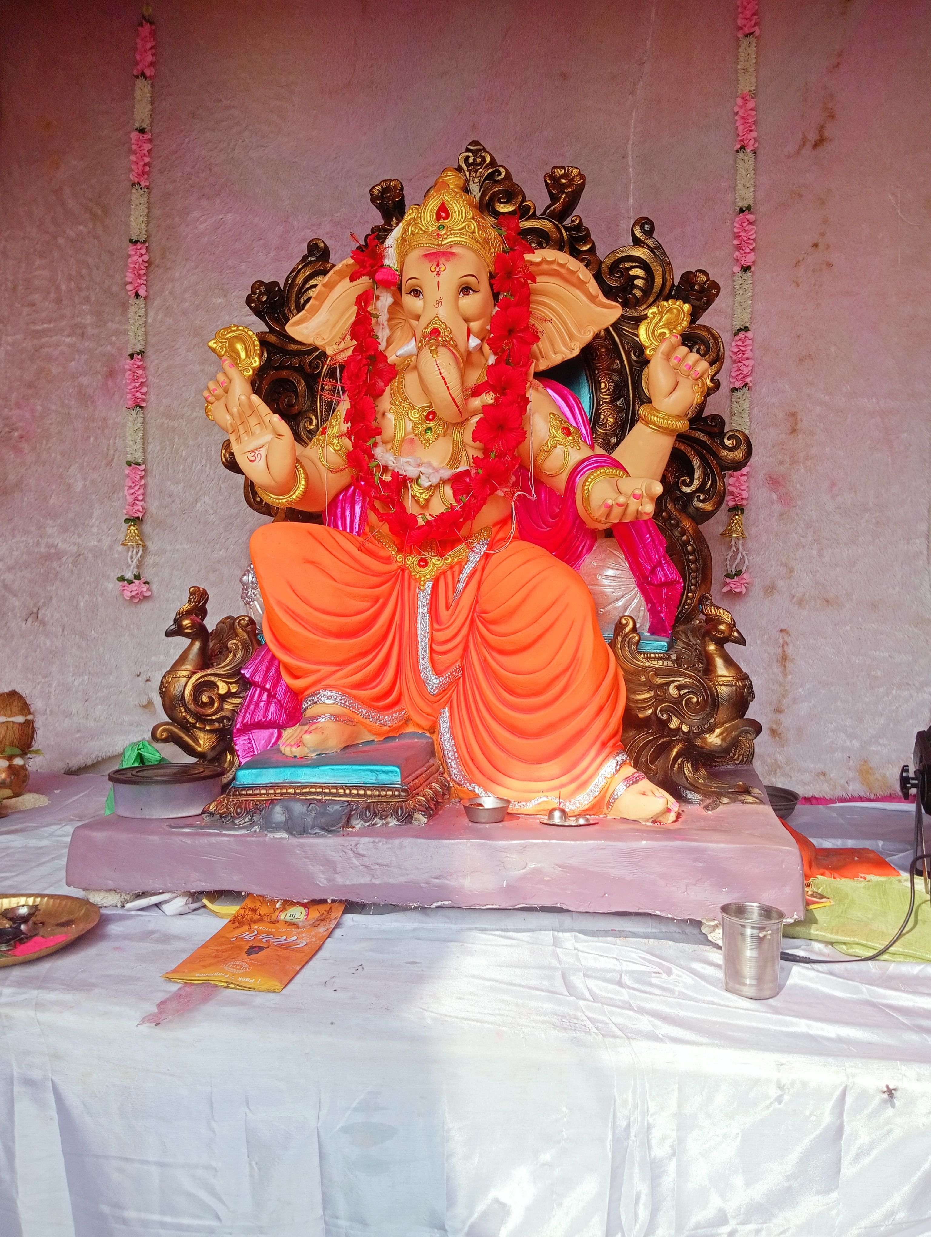 विर भगतसिंग गणेश उत्सव मंडळ चरणगावचा बाप्पा