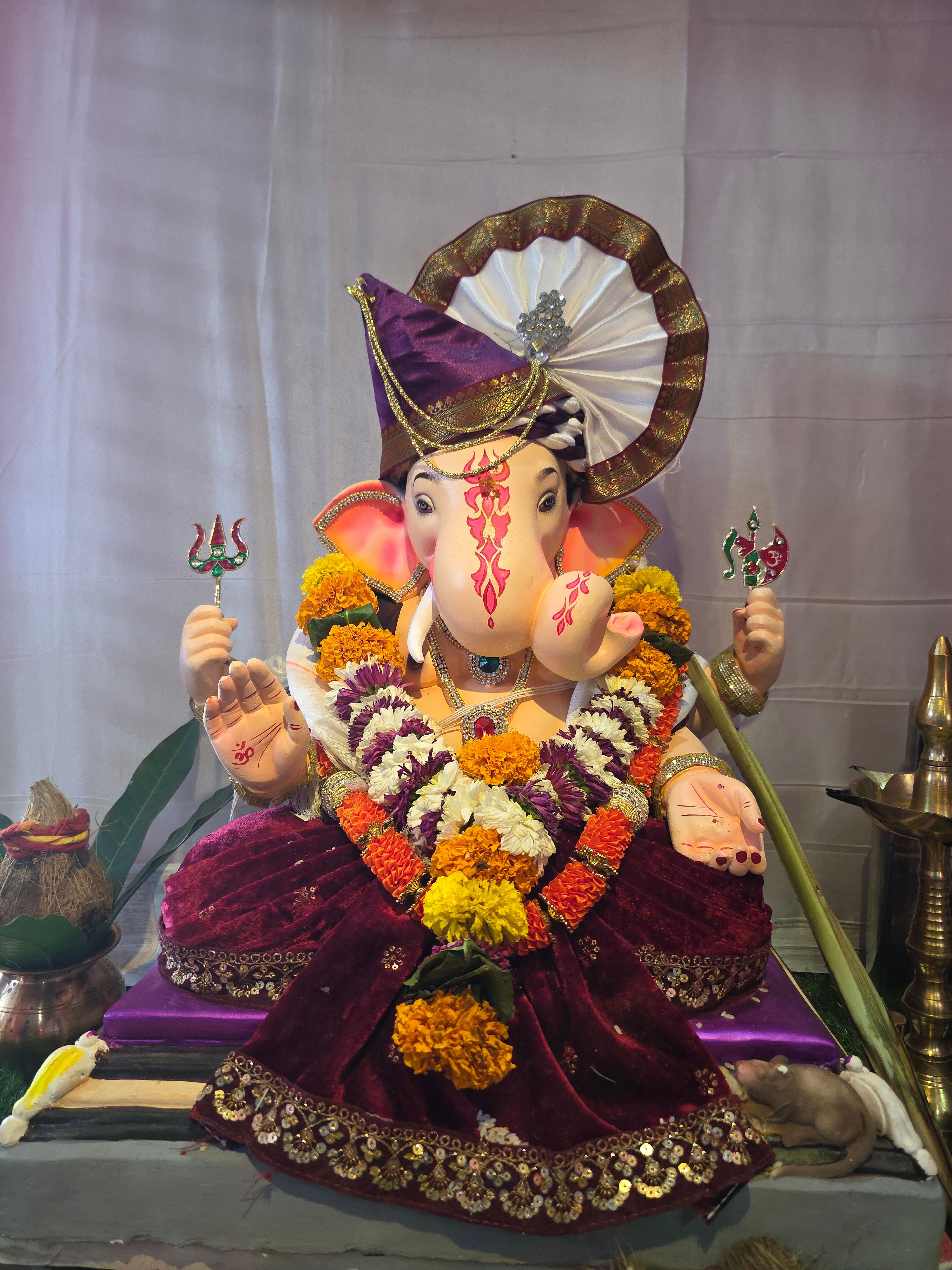 🌺 मोठी मूर्ती नाही, मोठी श्रद्धा🙏