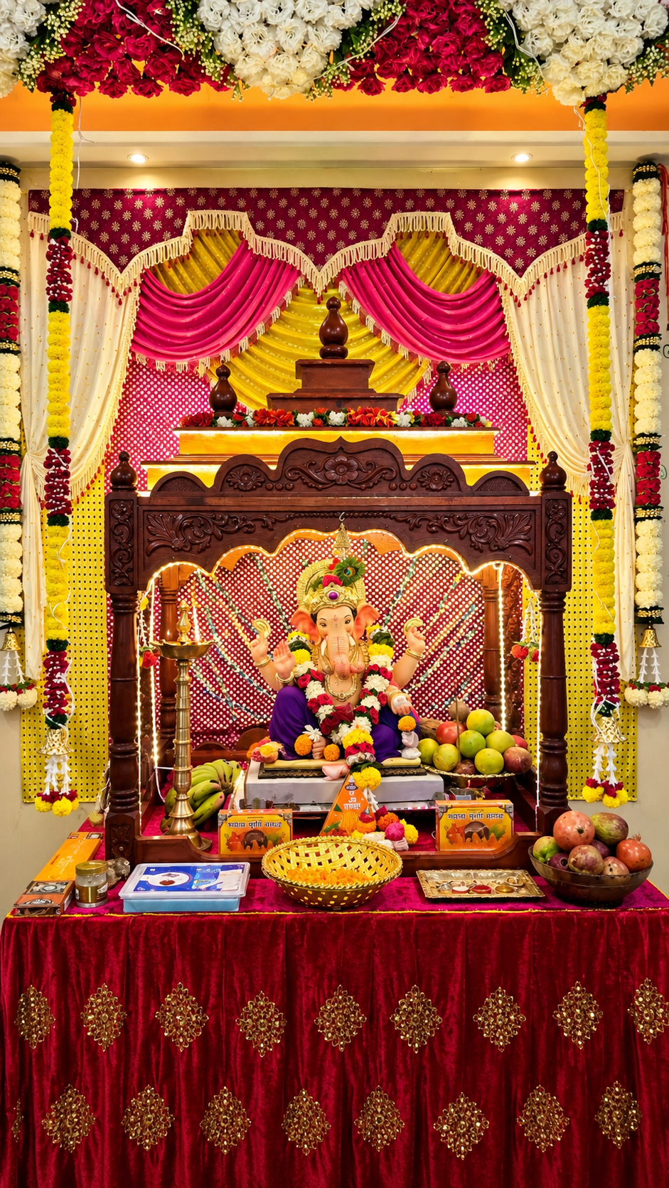 🌺 आमच्या घरचा गणपती बाप्पा 🌺