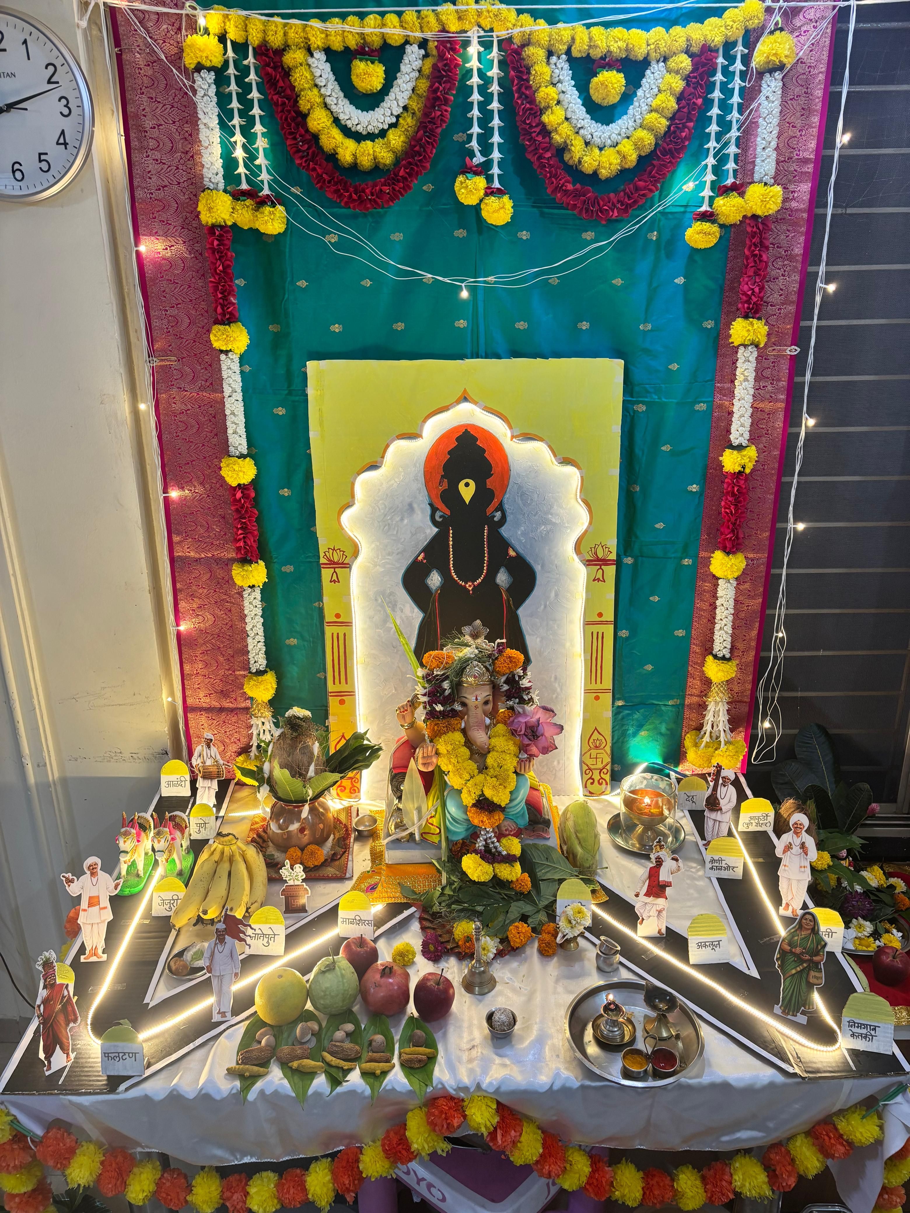 Vitthal wari theme decoration 