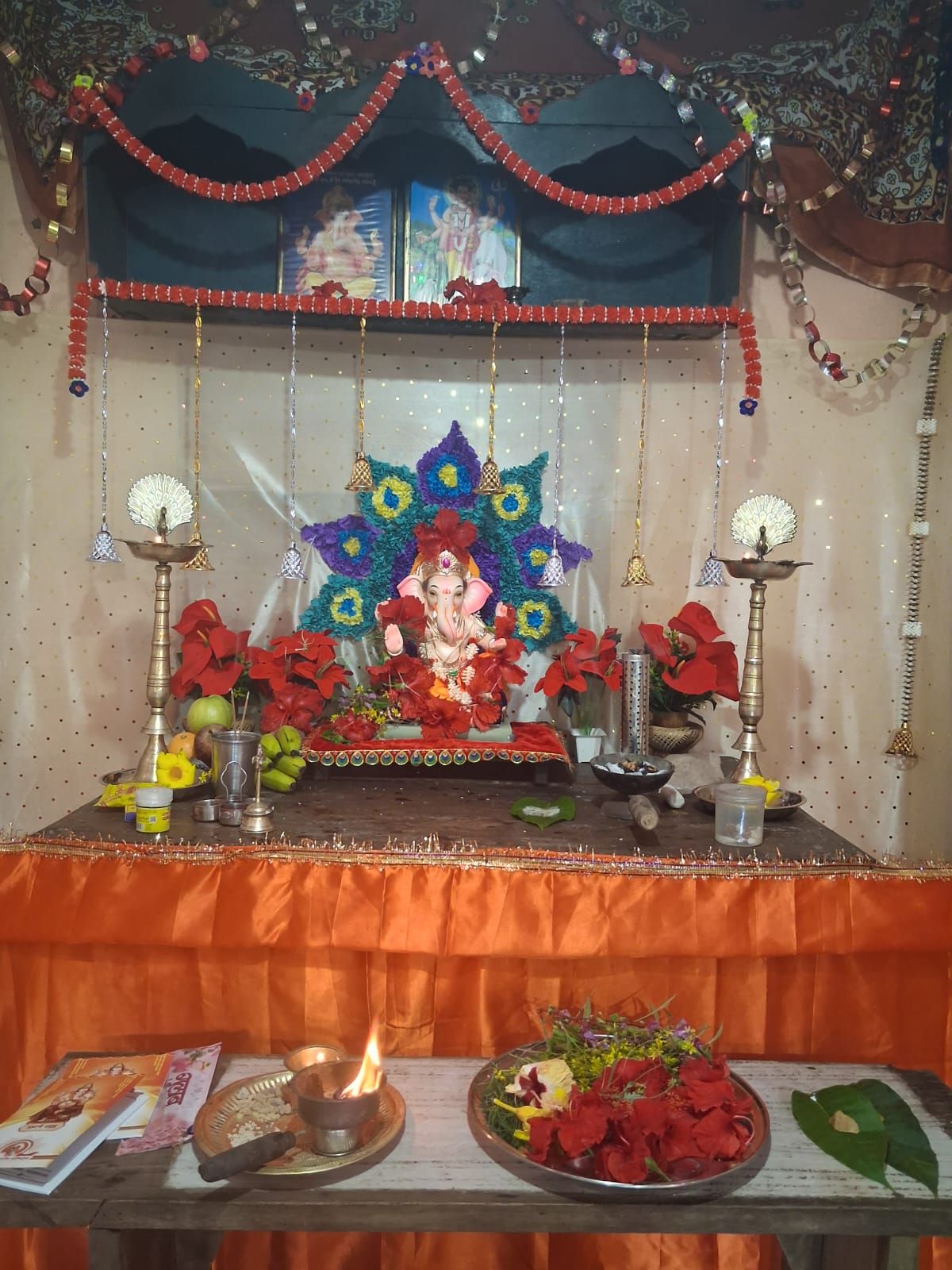 रामकृष्ण कदम (कालूस्ते )घरचा गणपती