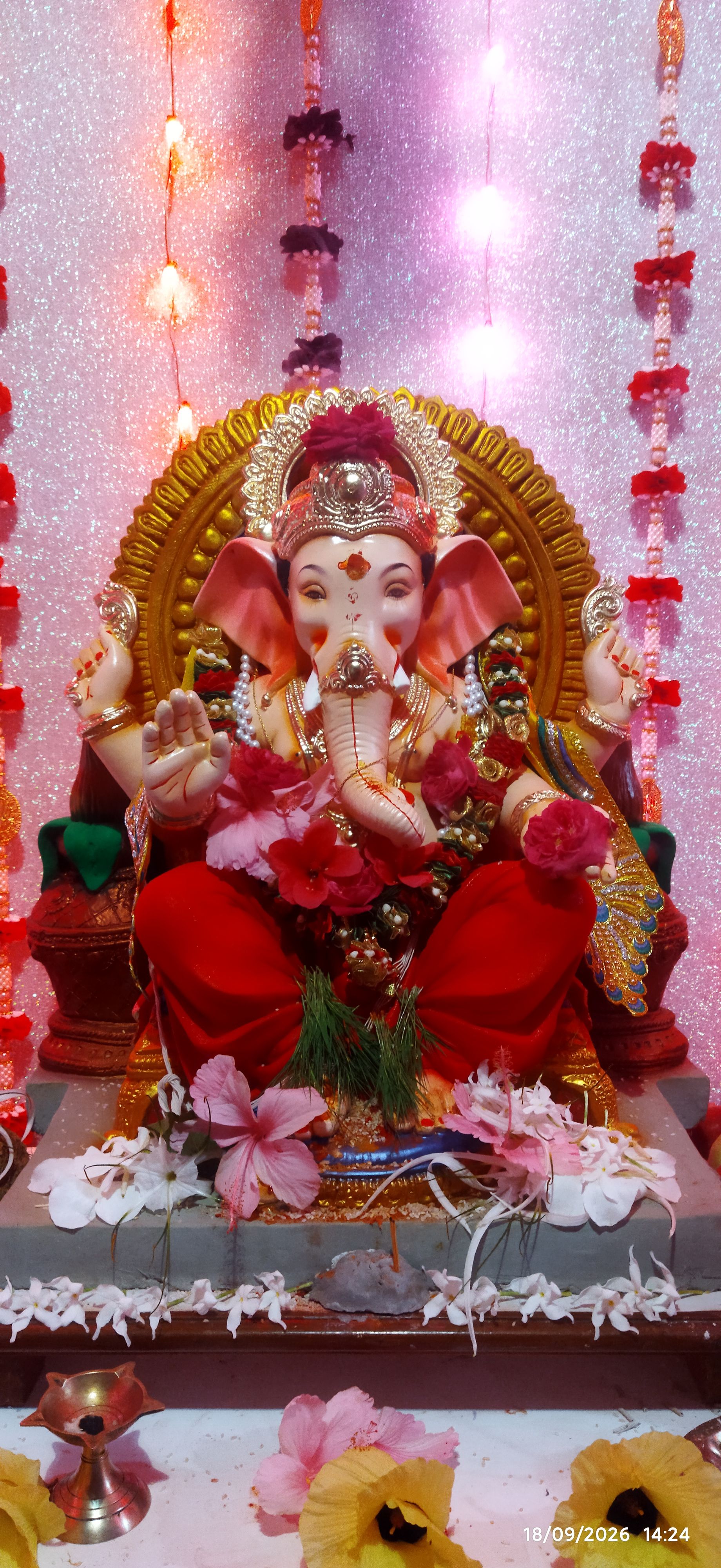 🙏🏻🌺माझ्या घरचा बाप्पा🌺🙏🏻