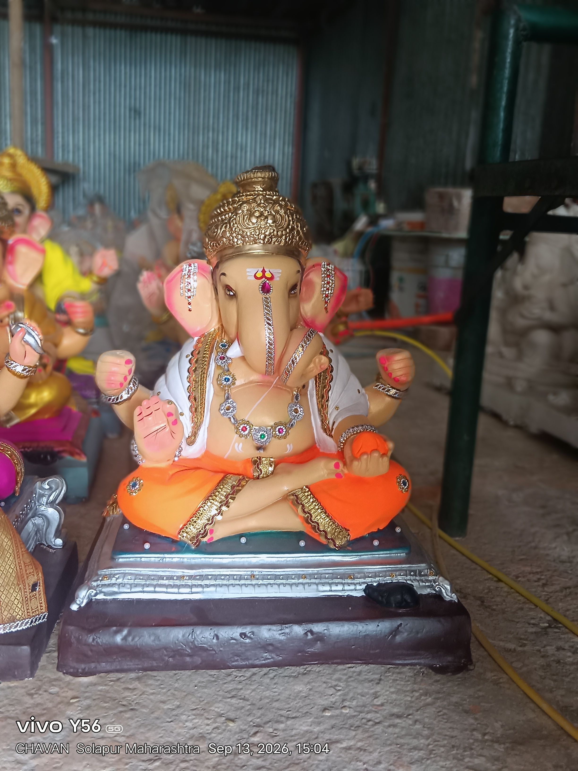 आमच्या घर चा गणपती 2020 साली आला हो या आनी आमचा पहीला गनपतीँ 