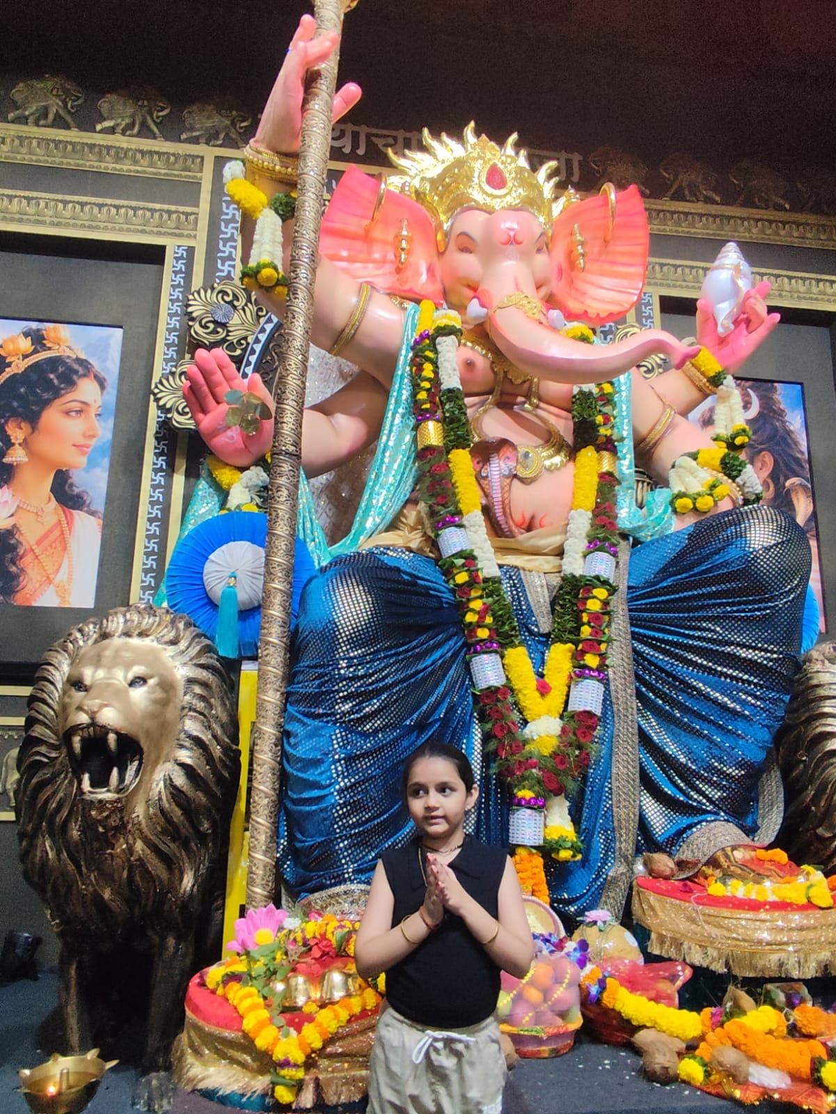Blessing of the lake city bappa