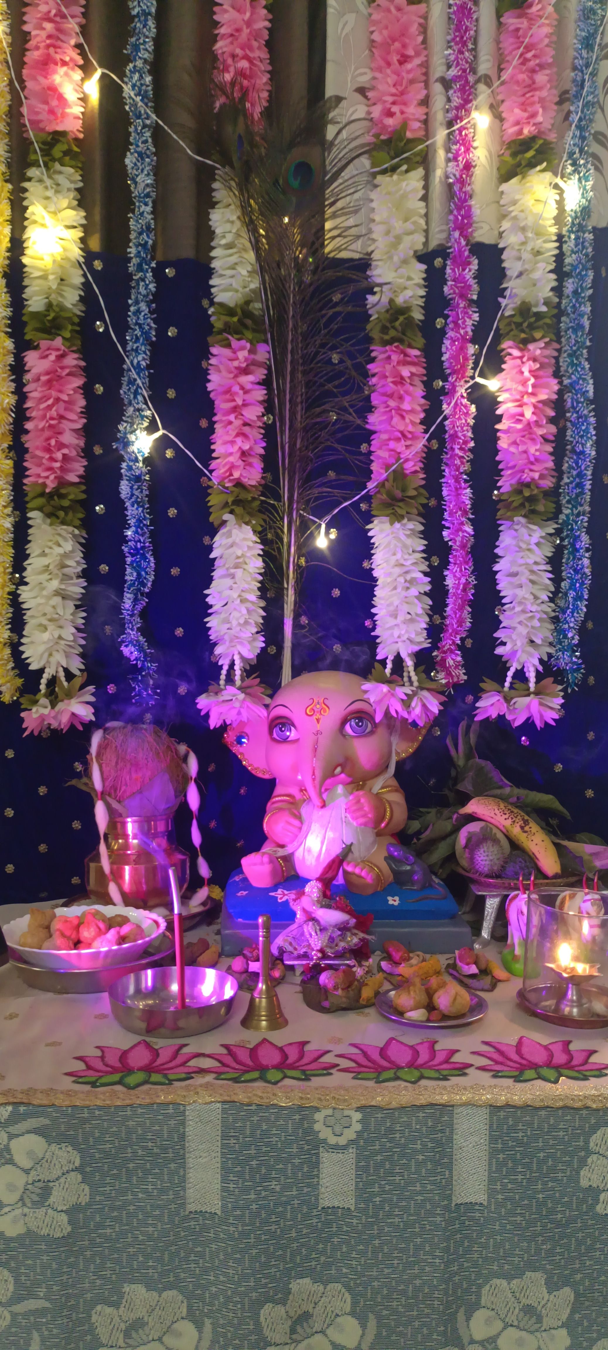 पिढी जात घरी गणपती बसवण्याची परंपरा आहे