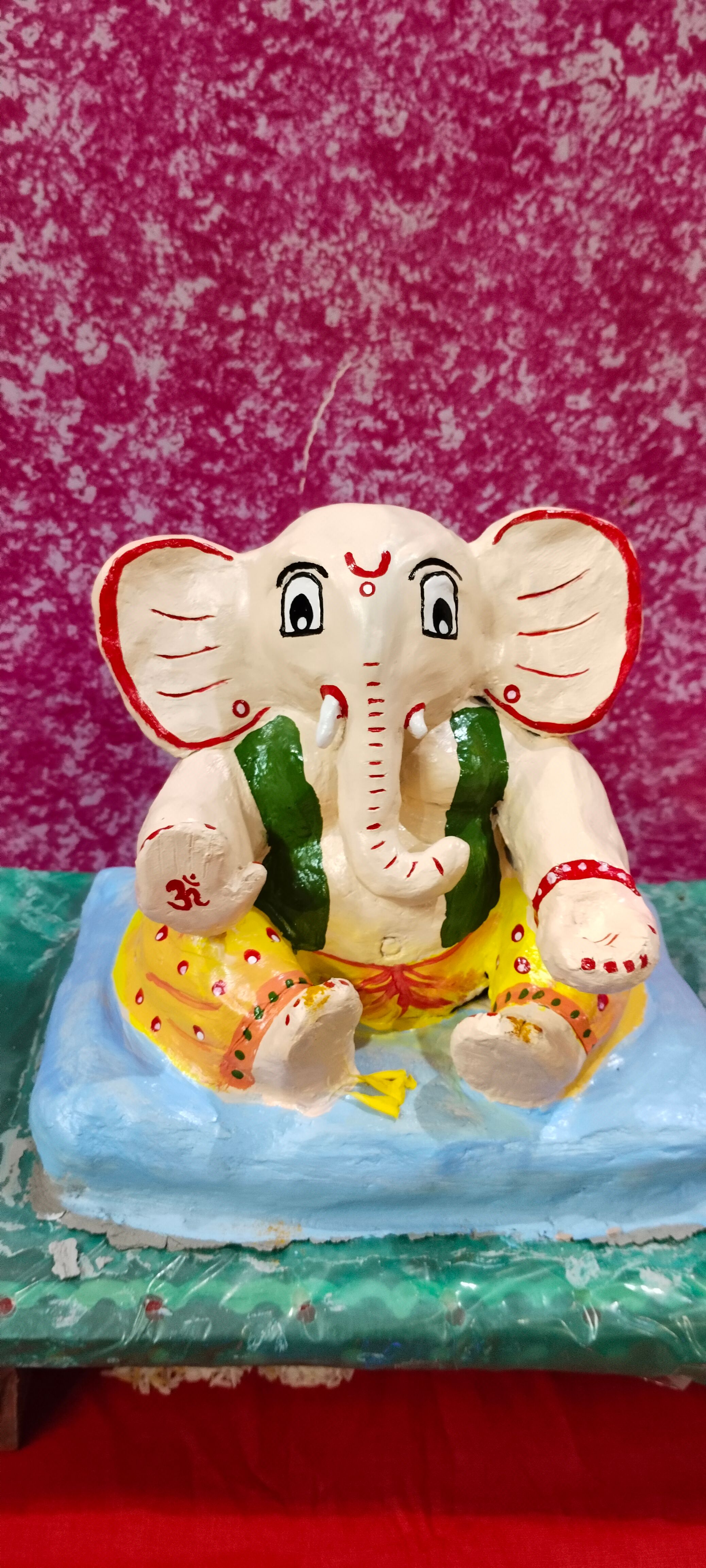 Eco friendly ganpati bappa sculpting at home 
