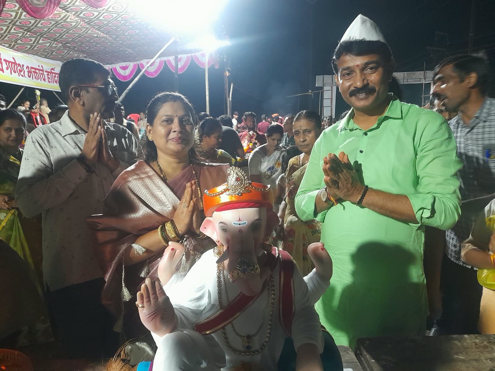 आमच्या बाप्पाची आगमनकथा – भक्ती, श्रद्धा आणि आनंदाचा उत्सव”
