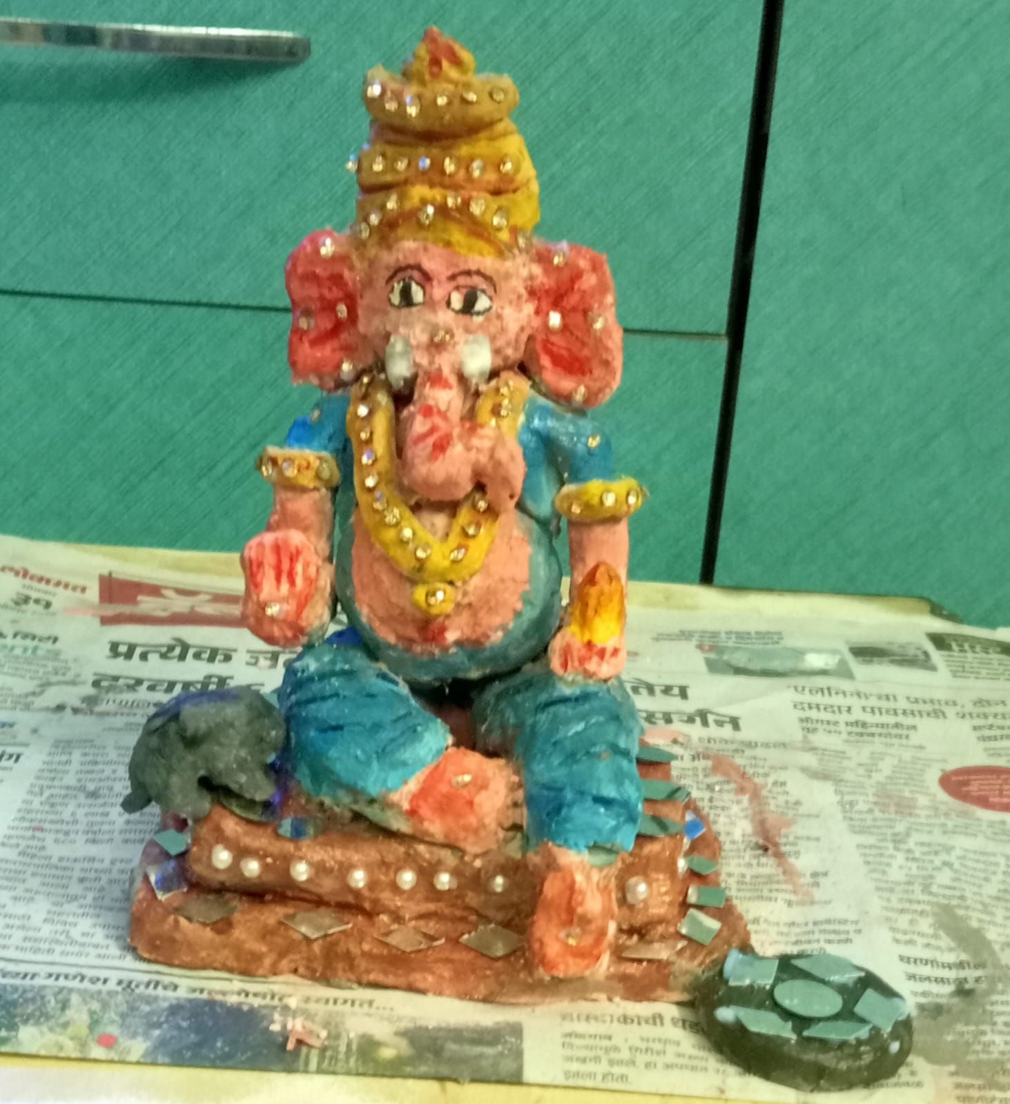  मी बनवलेला बाप्पा