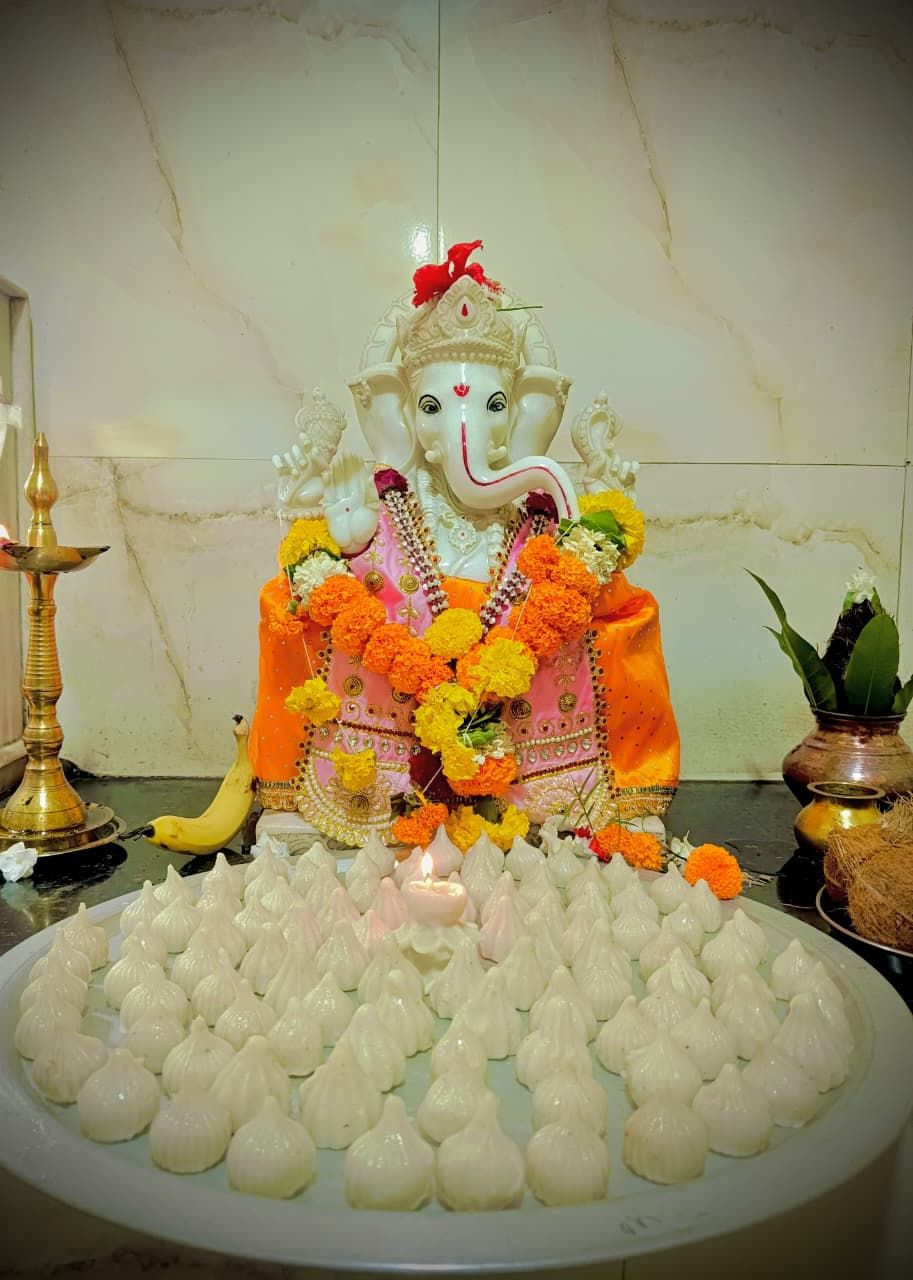 भादाणे पोस्ट पडघा ता भिवंडी जि ठाणे गावाचे गणपती बाप्पा