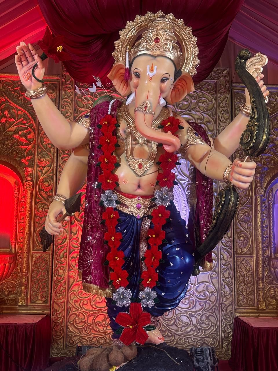 भिवंडी महानगरपालिका अधिकारी कर्मचारी यांनी स्थापन केलेल्या गणपती बाप्पाची 44 वर्षांची परंपरा