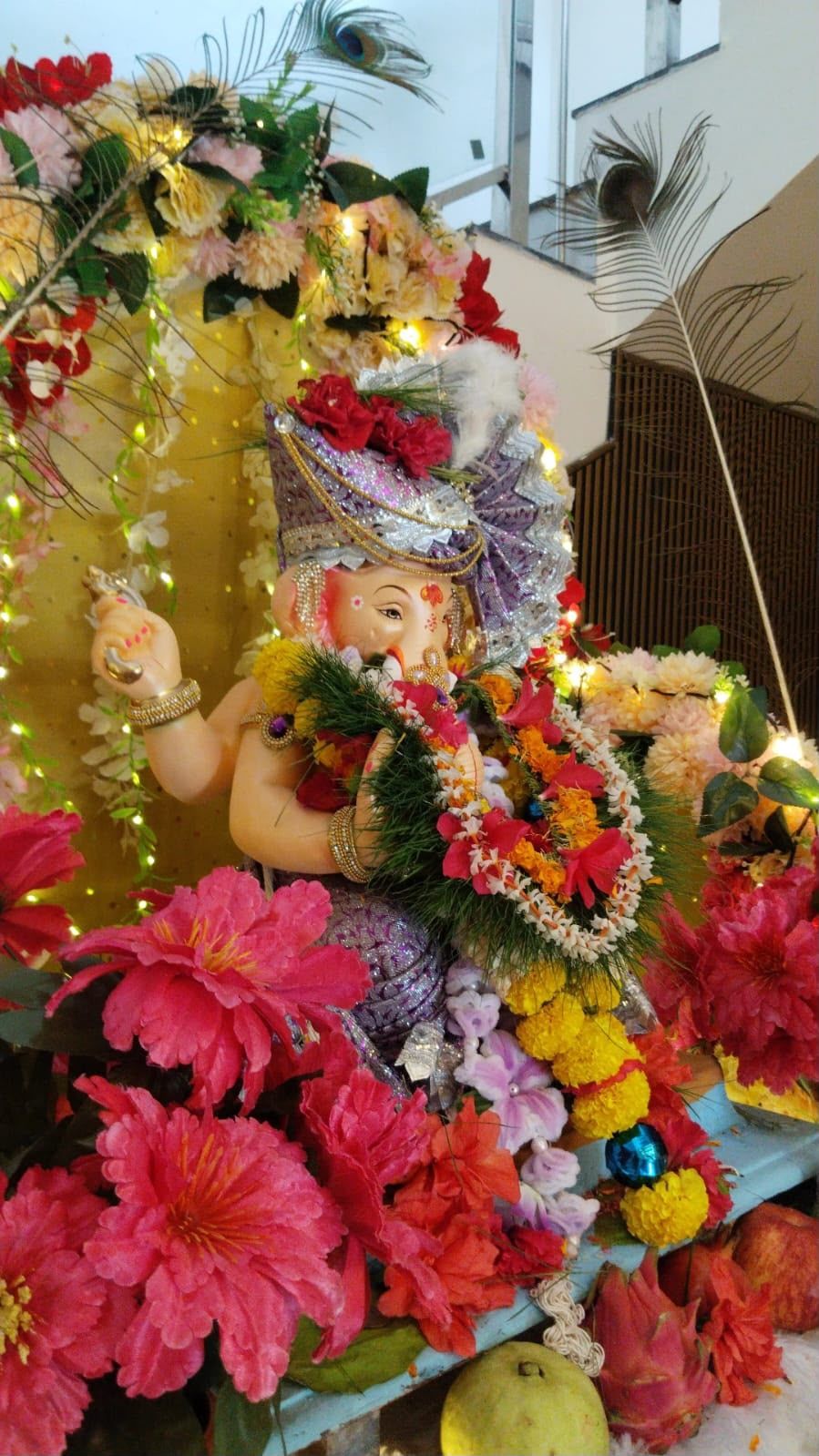 भुईगावच्या घराघरांत बाप्पाची भक्ती;