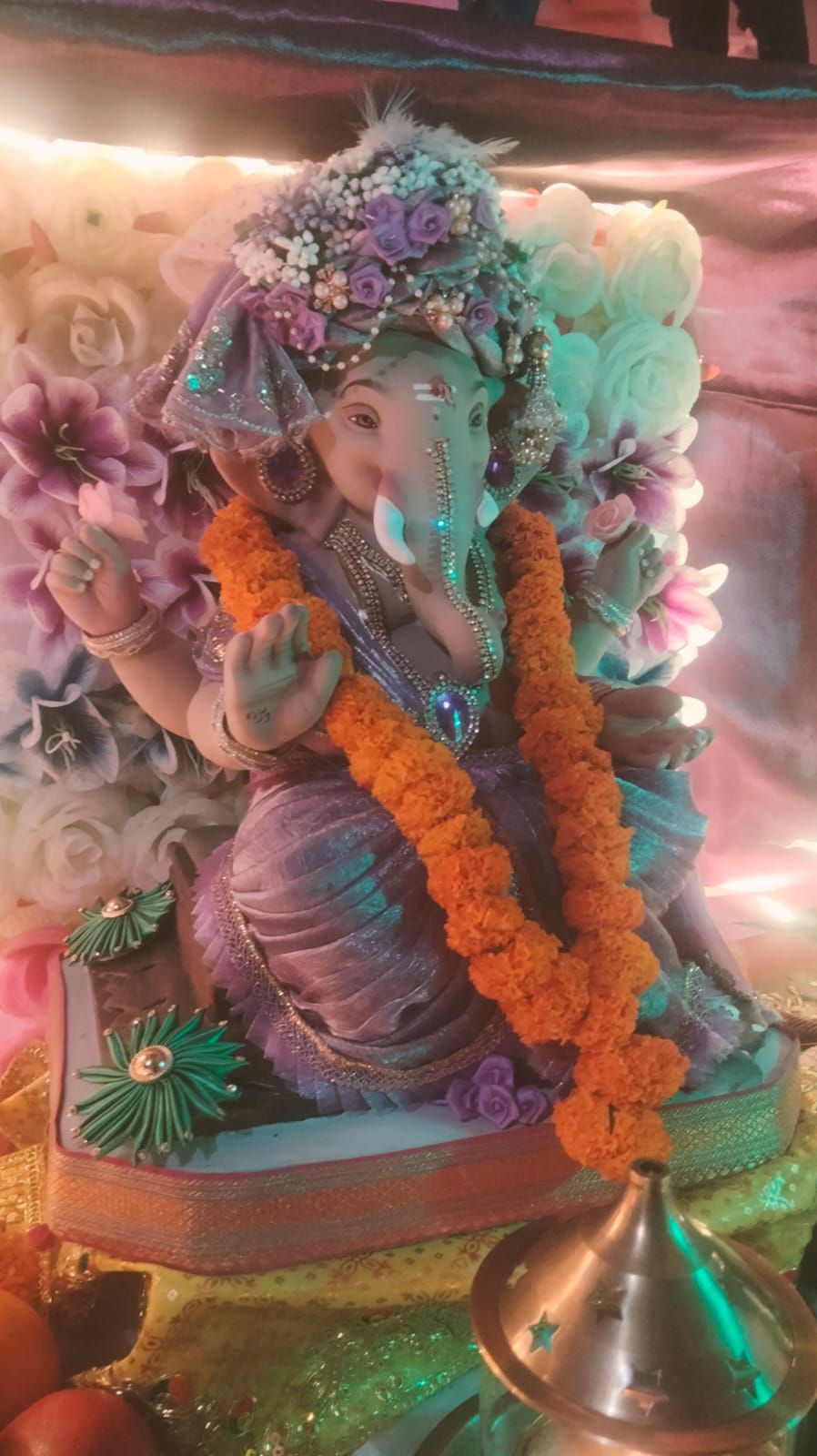 Ganpati celebration in home